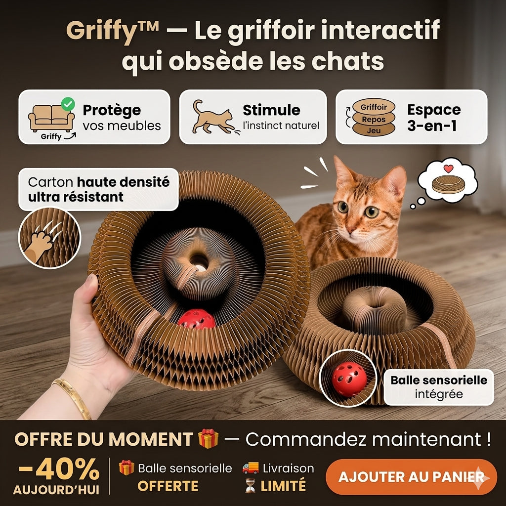 Griffy™ le griffoir interactif