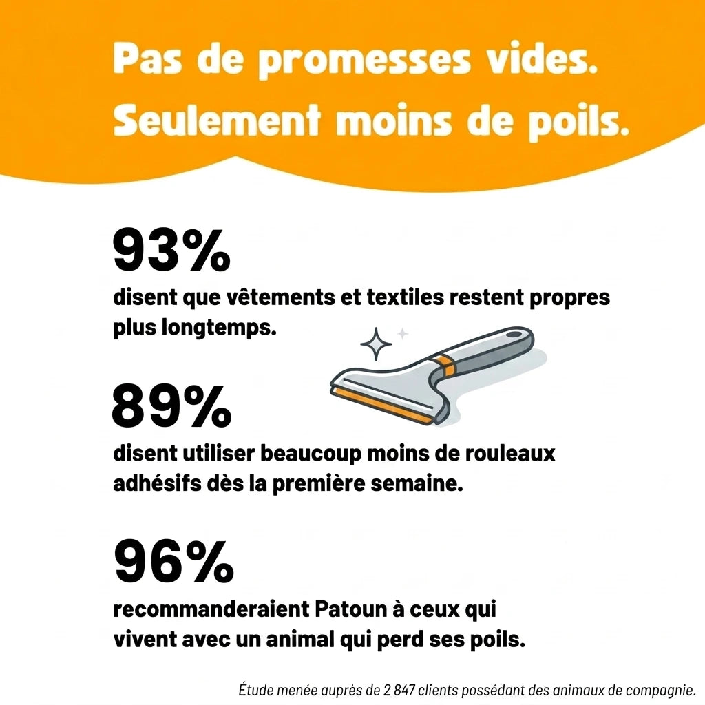 Patoun™ Gant anti-pilosité réutilisable et écologique
